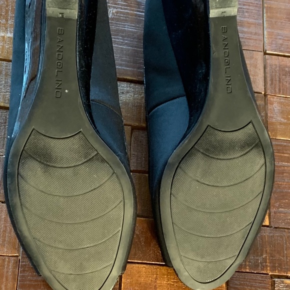 50% OFF! Patent Leather Satin Bandolino Wedge - Picture 7 of 7